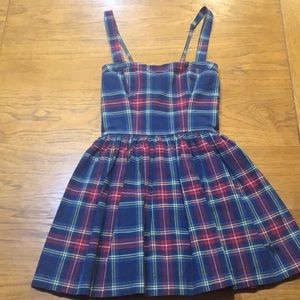 Abercrombie and Fitch Mini Plaid Dress